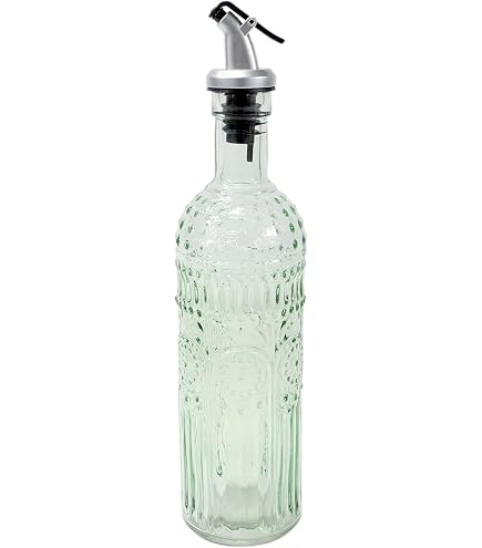 Y422 ウォーターグラストレー サイズ約W510×D350×H640mm 3段 Amazon.com: Grant Howard Roma Embossed Glass Oil and Vinegar Cruet
